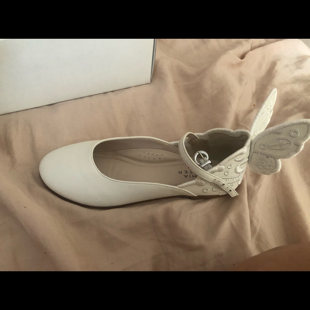 Sophia webster chiara mini all white. Perfect for first communion or baptism!